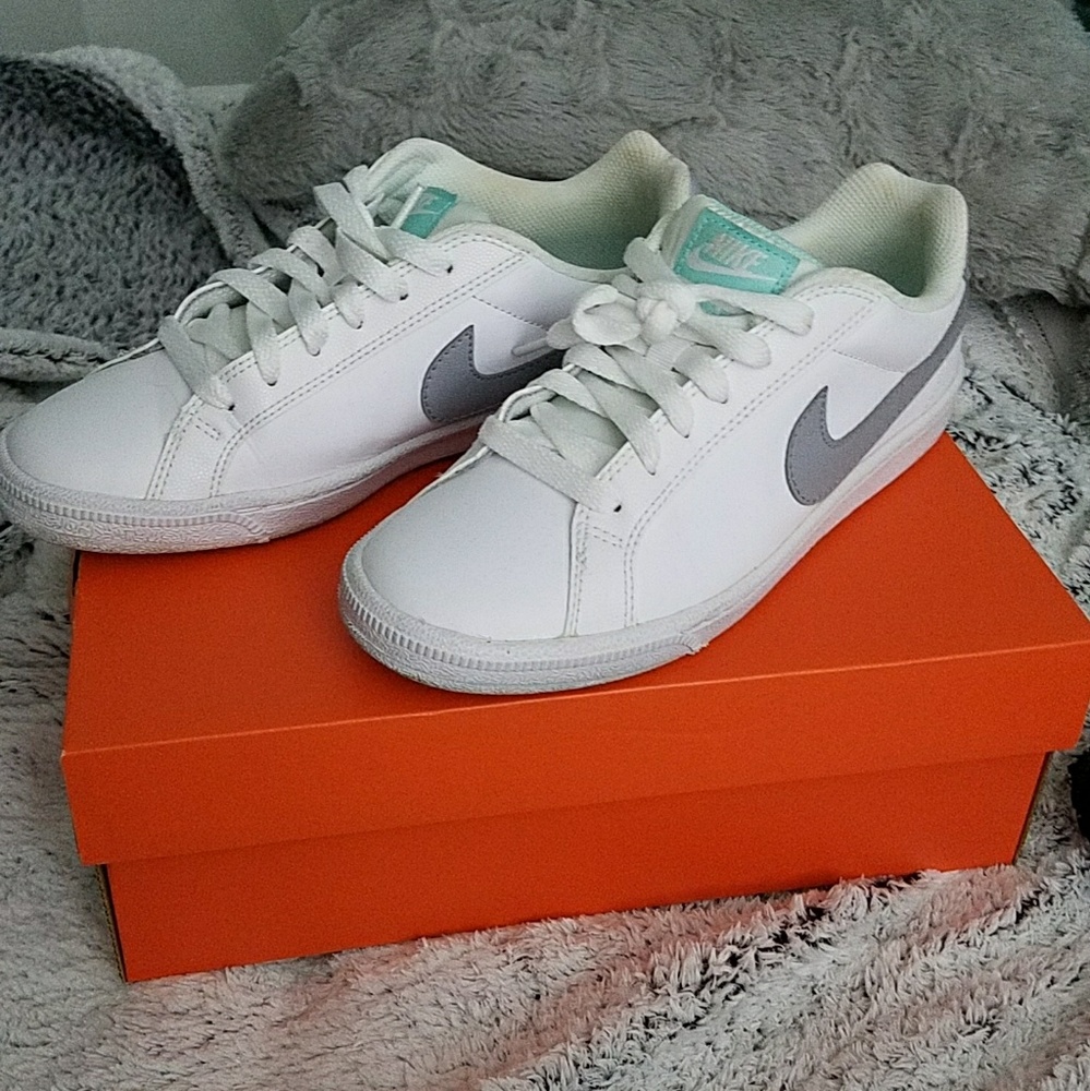 White Nike sneakers
